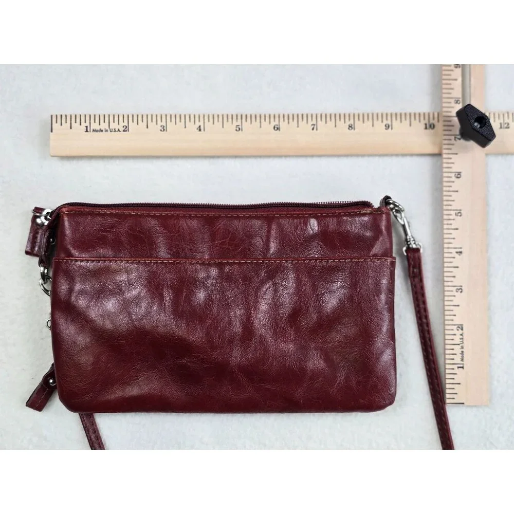 Relic Brick Red Faux Leather Crossbody Bag - Picture 5 of 5